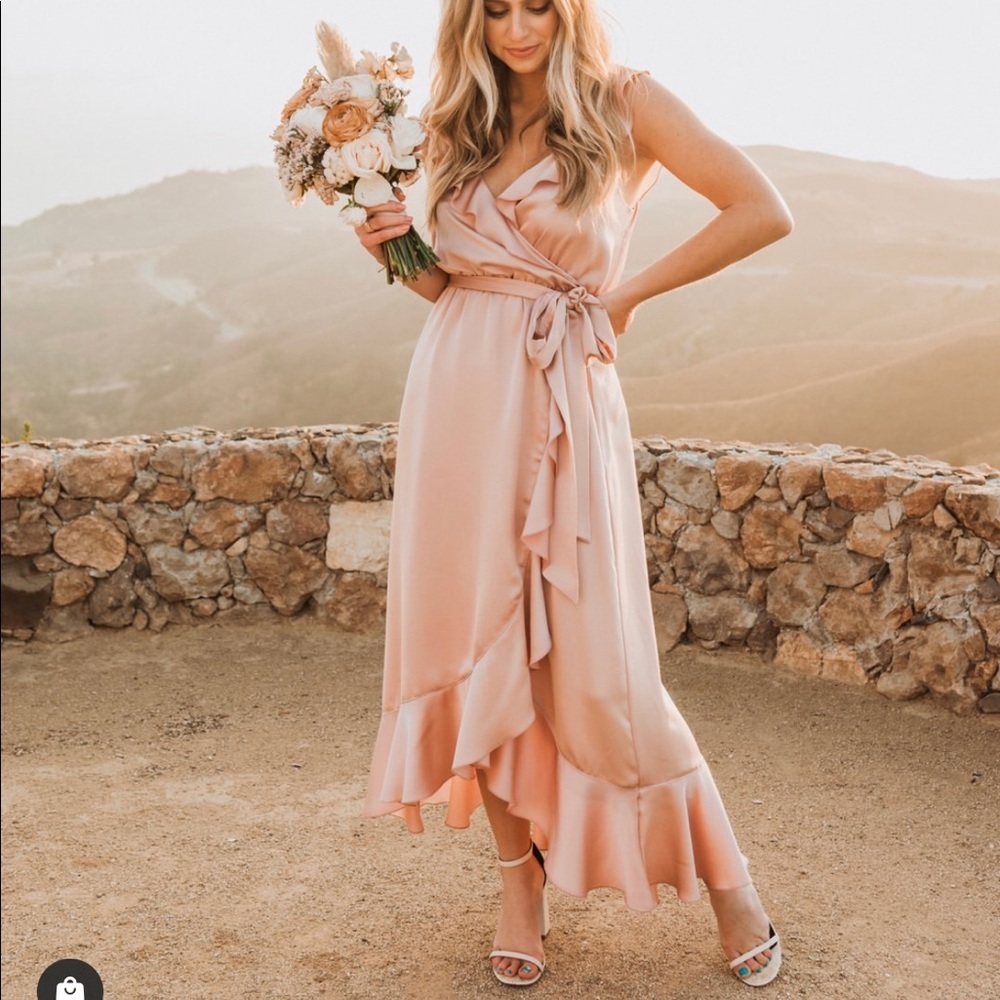 BNWT Show Me Your Mumu Samantha Rose Gold Luxe